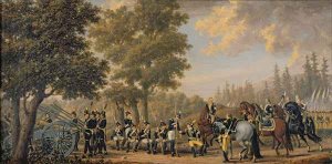 King Gustav III of Sweden 1746-92 and a Soldier Episode from the Russian War