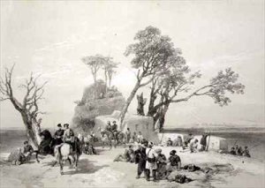 Panjab Outpost of Rhodawala Occupied by the British Piquets