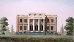 Chateau of Wannegem near Oudenaarde from Choix des Monuments Edifices et Maisons les plus remarquables du Royaume des Pays Bas