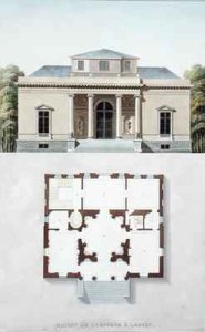 Country House at Laeken from Choix des Monuments Edifices et Maisons les plus remarquables du Royaume des Pays Bas