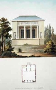 Country House at Wondelgem from Choix des Monuments Edifices et Maisons les plus remarquables du Royaume des Pays Bas