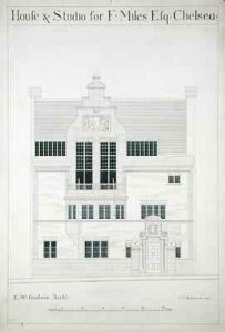 House and Studio for F Miles Esq Chelsea
