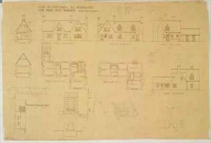 Pair of Cottages at Kelmscott for Miss May Morris