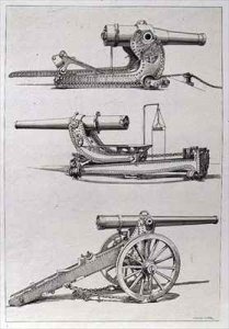 Three Forms of Artillery Gun