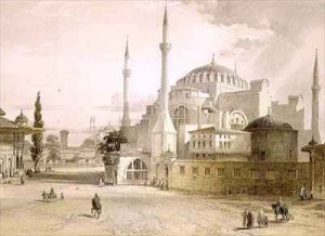 Haghia Sophia plate 17 exterior view of the mosque