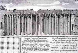 Cistern beneath the Hippodrome Constantinople Turkey