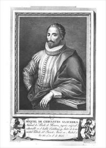 Portrait of Miguel de Cervantes Saavedra