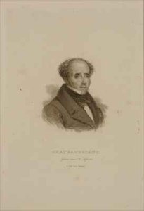 Portrait of Francois Rene 1768-1848 Vicomte de Chateaubriand 2