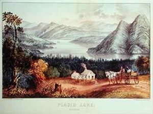 Placid lake Adirondacks