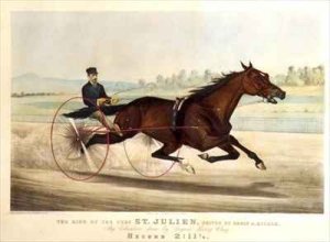 The King of the Turf St Julien driven by Orrin A Hickok