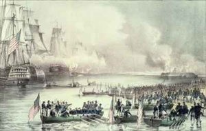 Landing of the American Force at Vera Cruz under General Scott