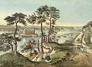 Staten Island and the Narrows from Fort Hamilton