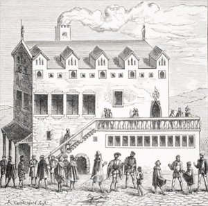 Hotel of the Chamber of Accounts in the Courtyard of the Palace in Paris