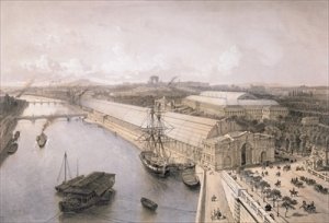 General View of the Palais de lIndustrie constructed for the Paris Exhibition of 1855
