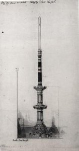 Design for a Candlestick, Rugby School Chapel