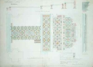Design for a Pavement, Cathedral of Bombay, India