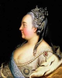 Portrait of Elizabeth Petrovna (1709-62) Empress of Russia