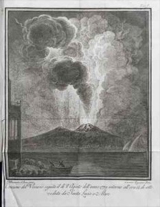 The eruption of Mount Vesuvius in 1774