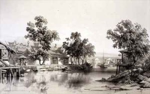 The Temple and Canal of Honan