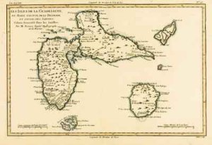 The Islands of Guadeloupe, Marie-Galante, La Desirade, and the Isles des Saintes, French colonies in the Antilles