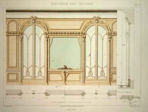 Design for a living room wall